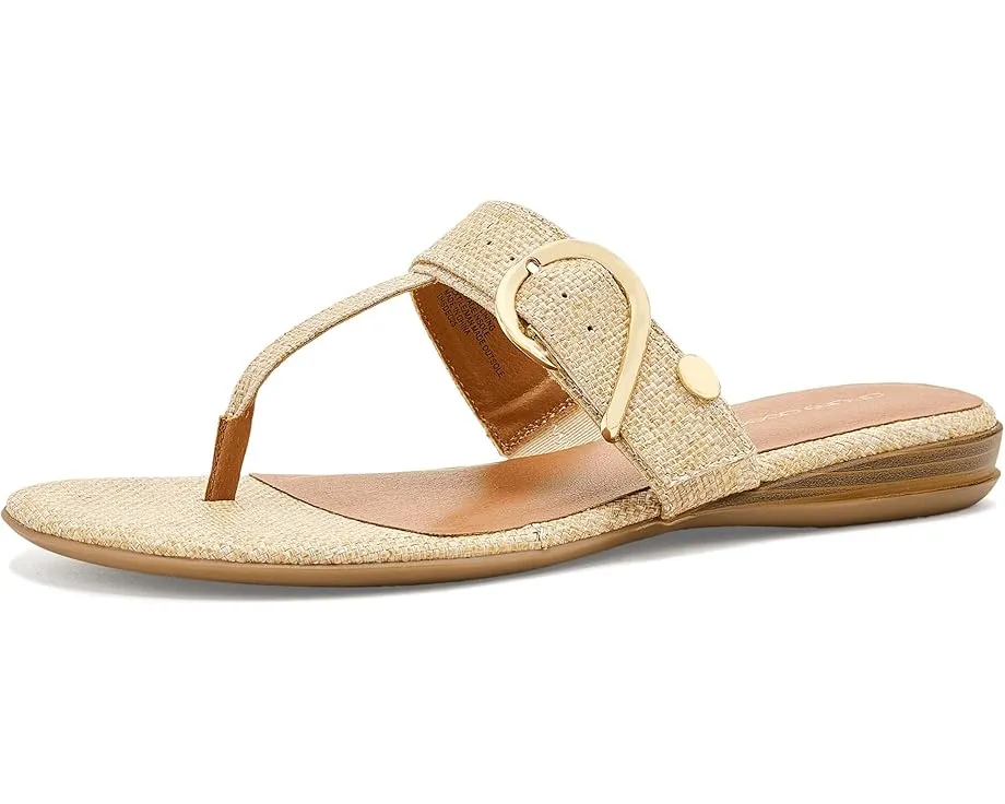 Сандалии Andre Assous Nix с декоративной пряжкой и мягким верхом из кожи