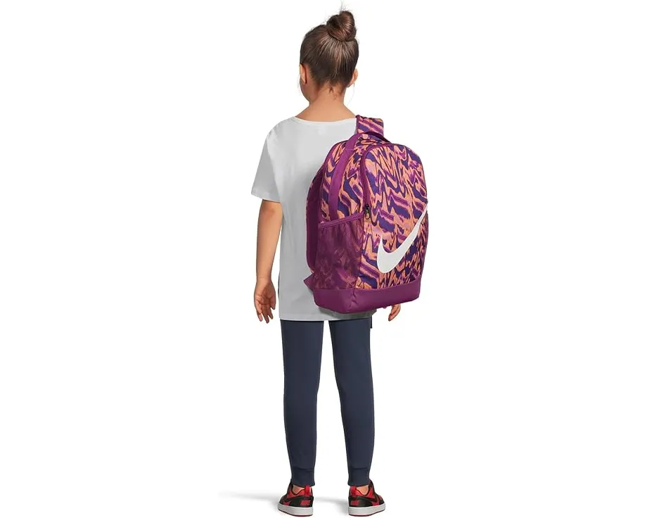 Nike Kids Рюкзак Brasilia All Over Print объемом 11 литров с цветочным принтом
