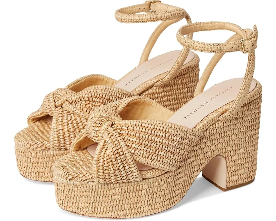 Сандалии Loeffler Randall на массивной платформе с узлом