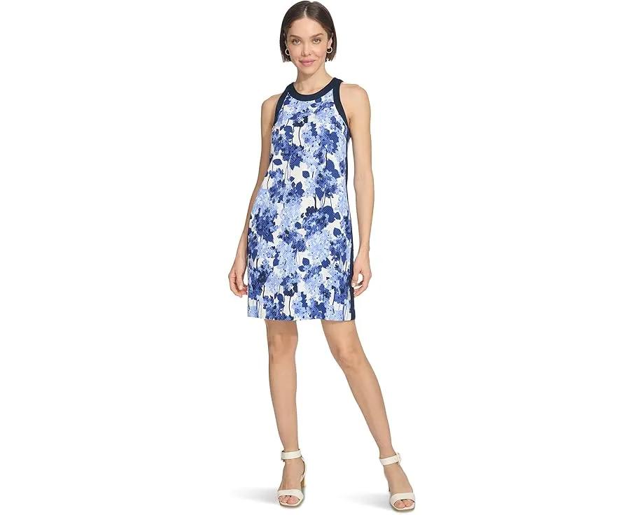 Платье Tommy Hilfiger Textured Halter Shift с цветочным принтом и запахом