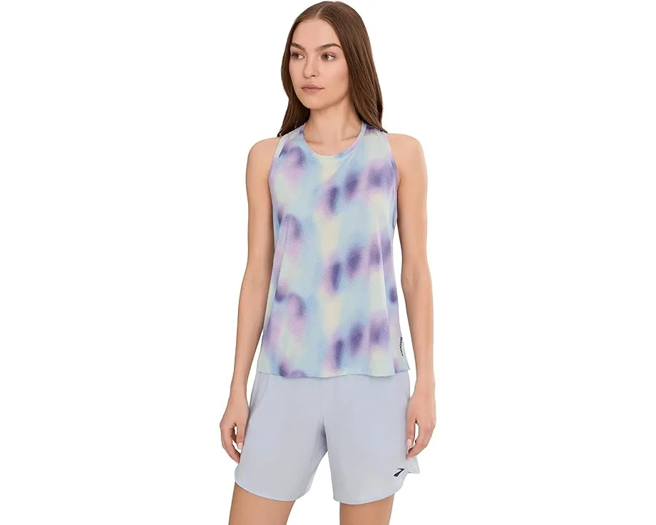 Майка для бега Brooks Dash Tank с принтом и влагоотведением