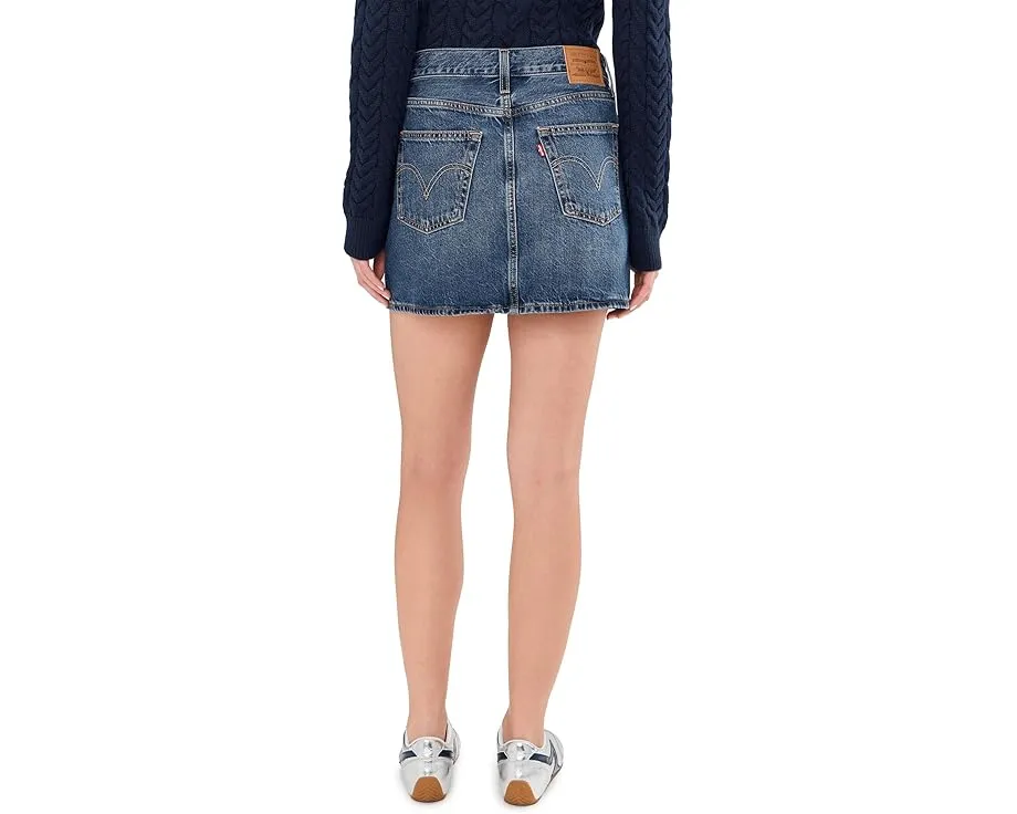 Юбка Levi's Icon из денима средней посадки с классическими карманами
