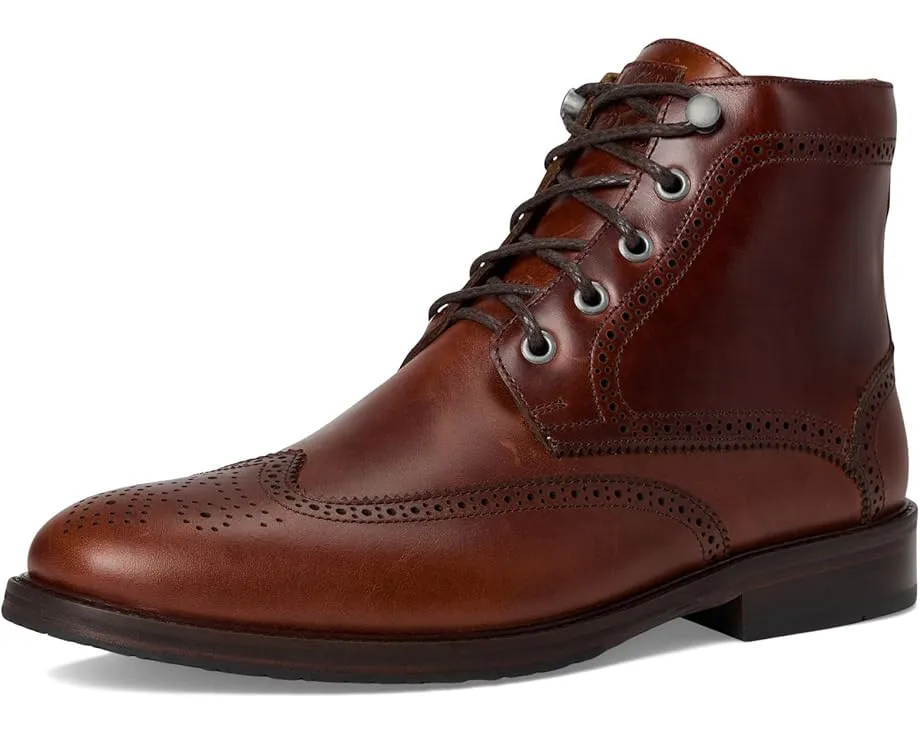 Ботинки Martin Dingman Old Row Wingtip с кожаным верхом и блоком каблука