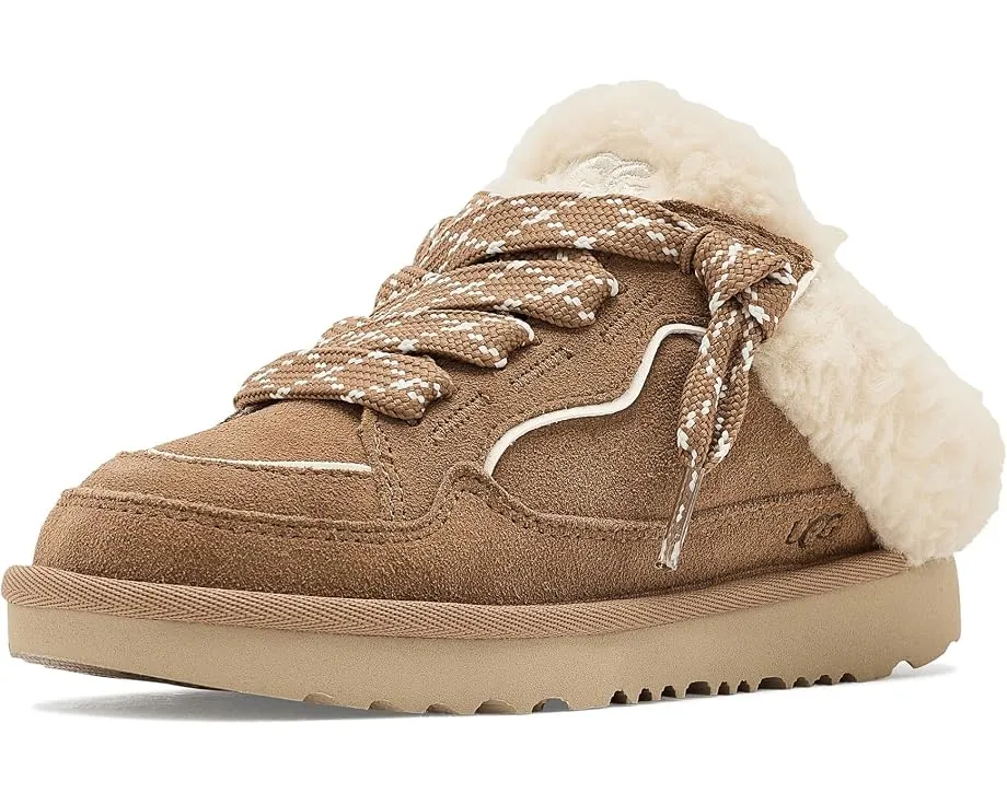 Детские тапочки-мюли UGG Lowmel Mule из коричневого замша