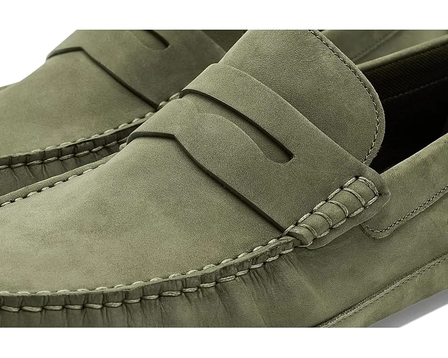 Замшевые лоферы Cole Haan Davies Grand Penny с круглым носком и резиновой подошвой
