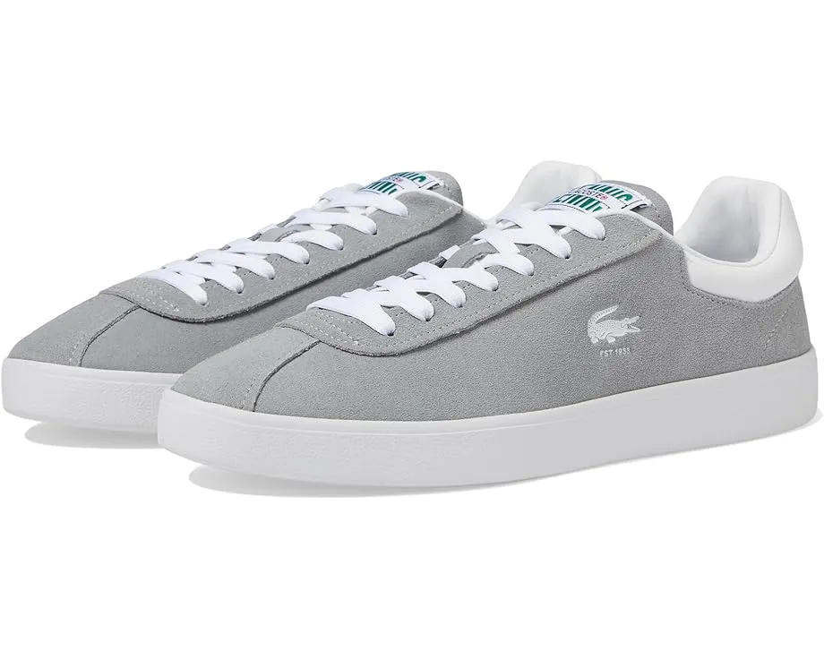 Кроссовки Lacoste Baseshot из замши с контрастной подошвой