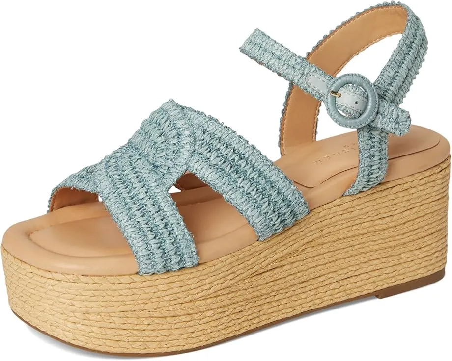 Женские босоножки Marc Fisher LTD Payley на высоком каблуке-танкетке с квадратным носком