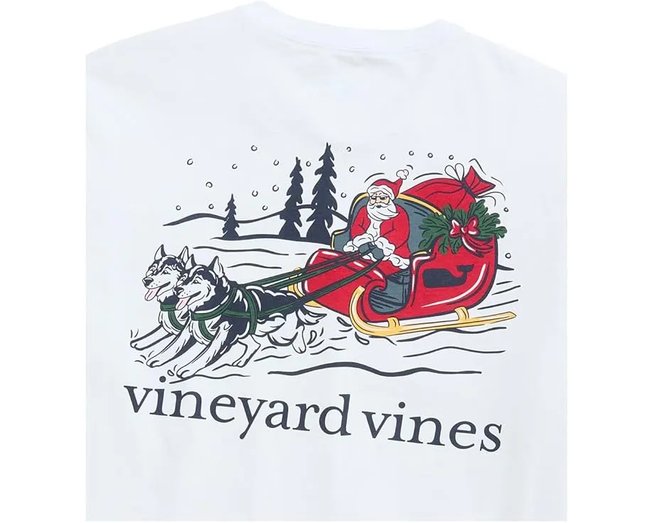Длинная футболка Dog Flying Presents с праздничным принтом Vineyard Vines