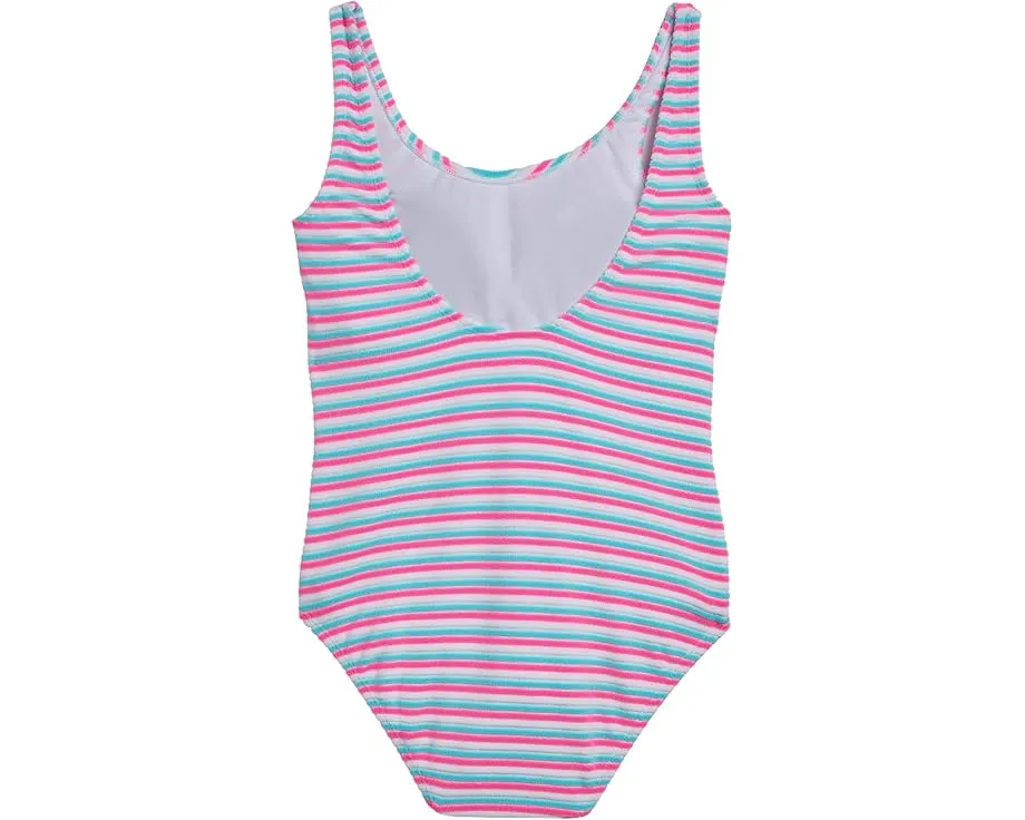 Купальник Snapper Rock Kids Sorbet Stripe Scoop с яркими полосками и съемными чашечками