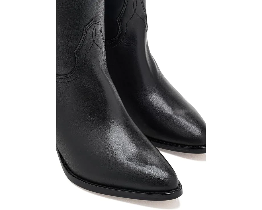 Сапоги кожаные Harpher Lauren Ralph Lauren высокие