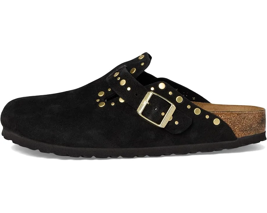 Биркенштоки Birkenstock Boston Rivets из мягкой замши