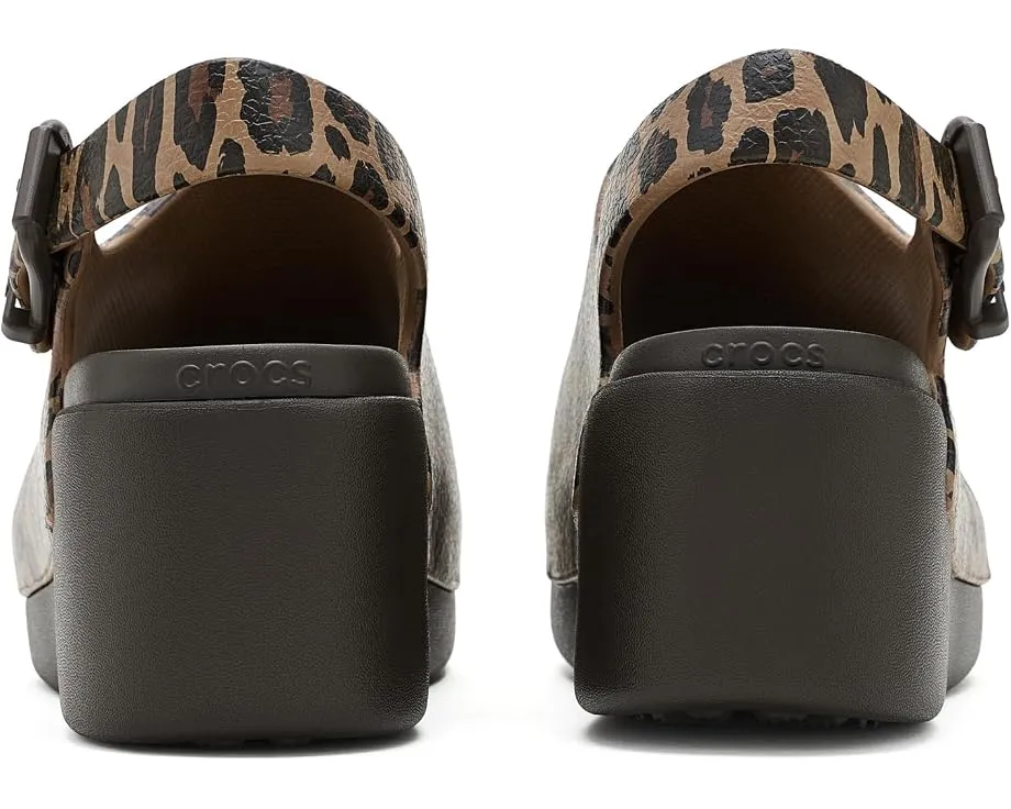Сандалии-слайды Crocs Dylan Platform с металлическими заклепками
