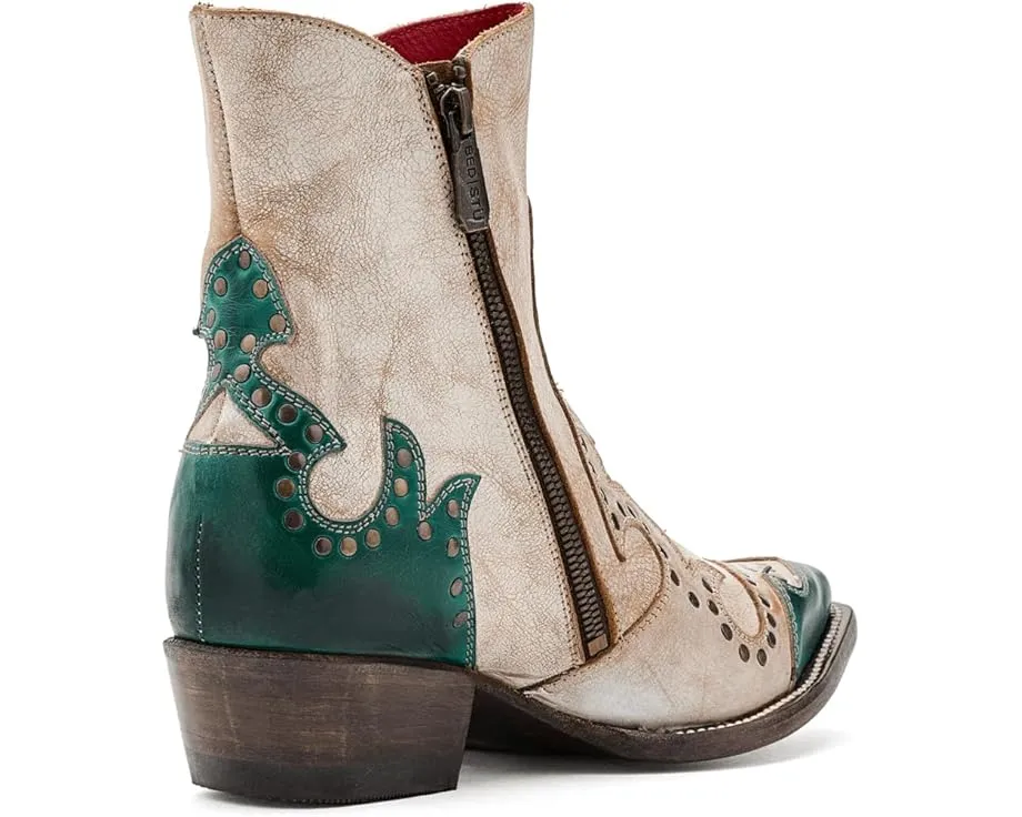 Ботинки Bed Stu Frio с вышивкой и боковой молнией