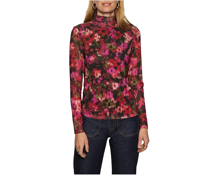 Топ Sanctuary с длинными рукавами из сетки и воротником стойкой