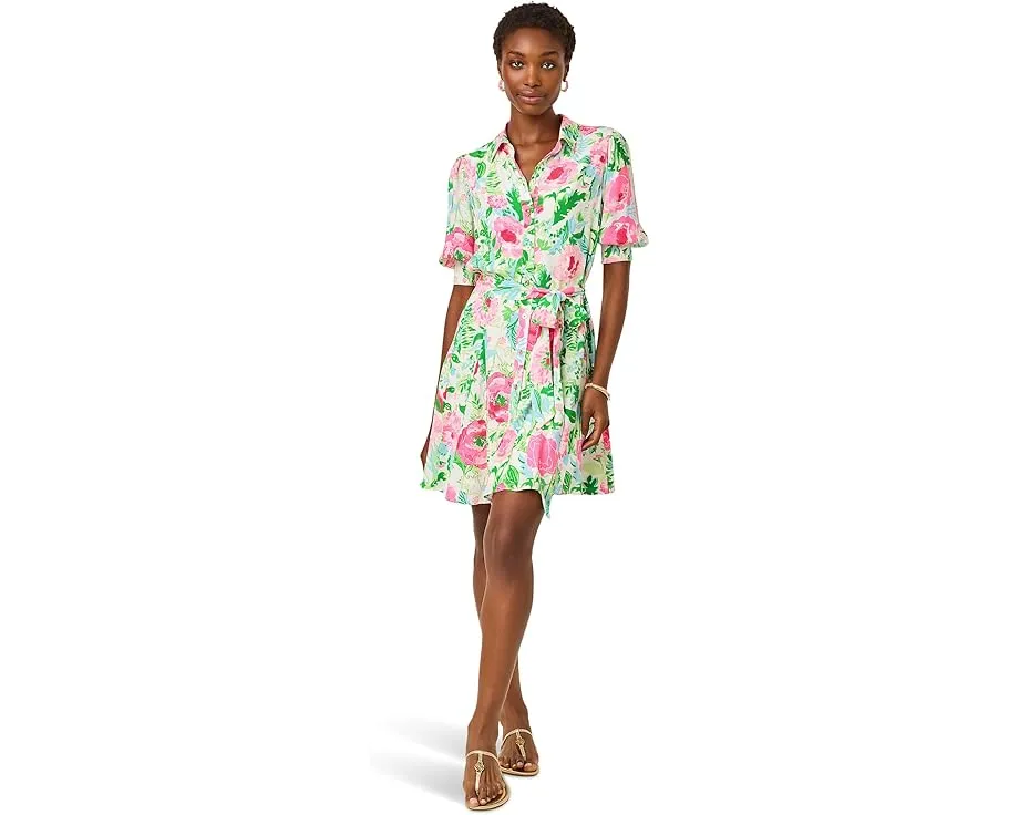 Платье-рубашка Larkyn с расклешенным силуэтом от Lilly Pulitzer