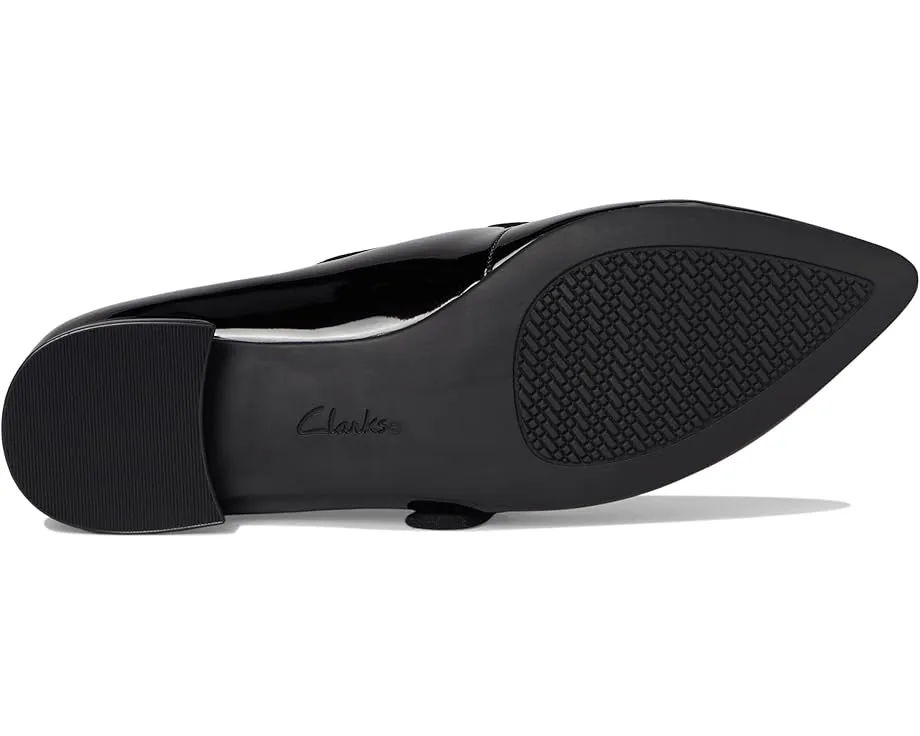 Туфли Clarks Natalyn May с острым носком на квадратном каблуке и пряжкой