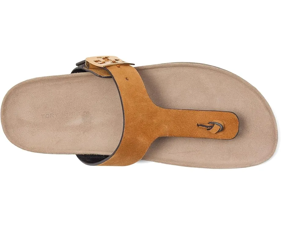 Шлепанцы Tory Burch Mellow Thong с верхом из мягкой замши