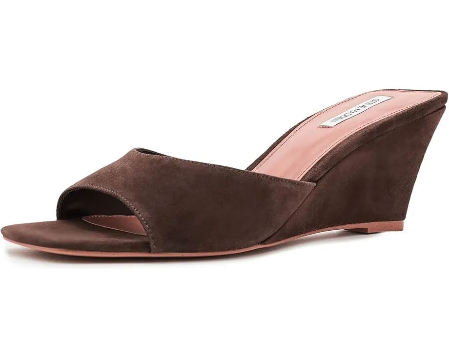 Сандалии Seleste на танкетке из рафии Steve Madden
