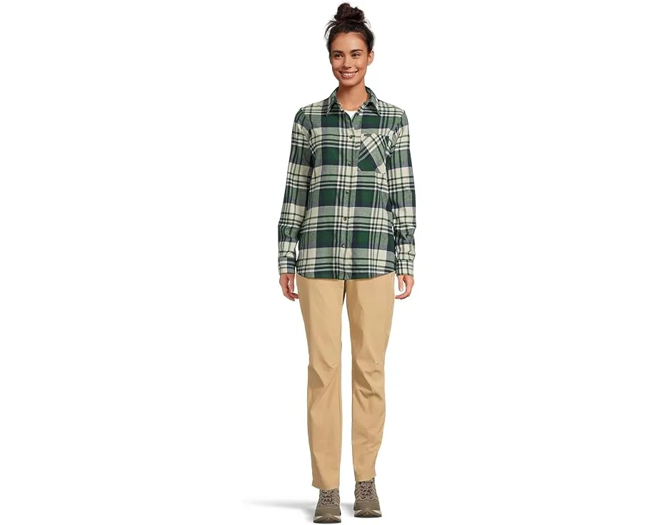 Рубашка Columbia Calico Basin Flannel с длинным рукавом и клетчатым принтом