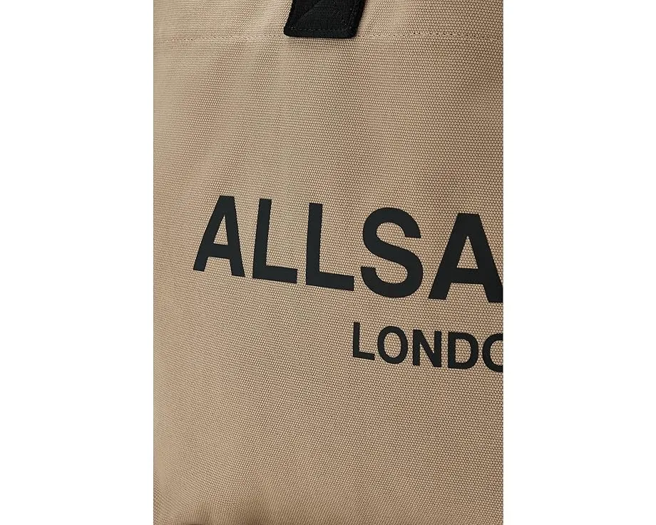 AllSaints Сумка Ali Canvas E/W Tote из переработанного хлопка с кожаными деталями