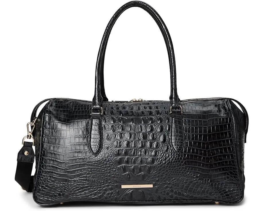 Вместительная сумка Myla для путешествий с ремнем из стропы и двумя отделениями Brahmin