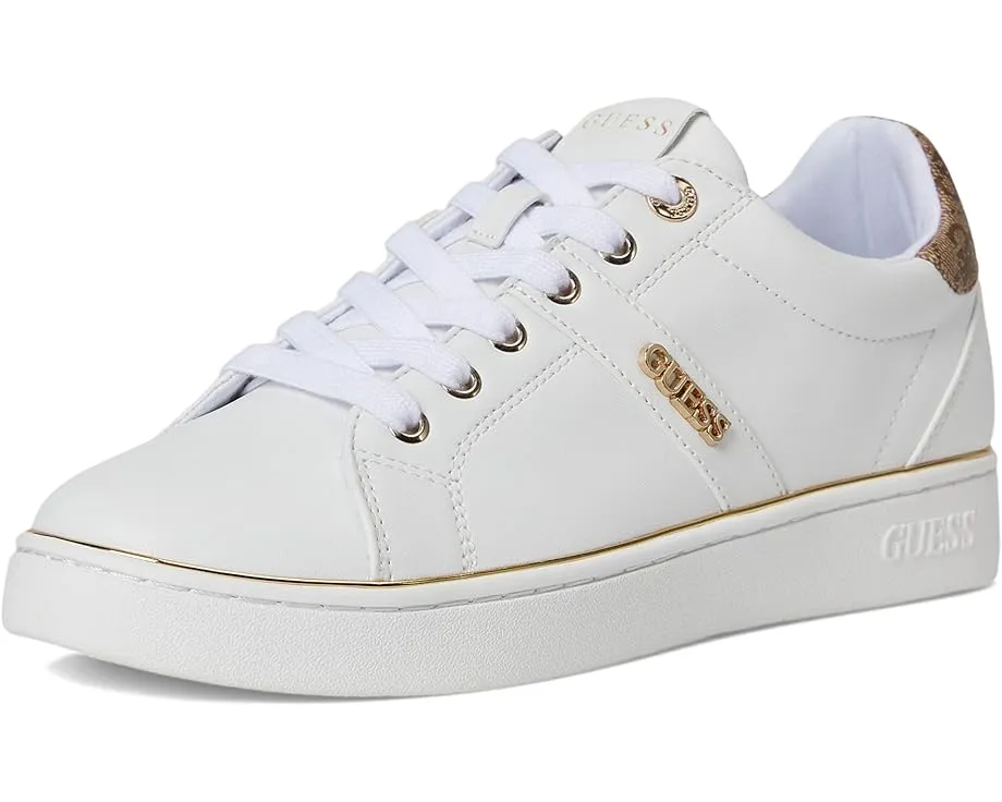 Кроссовки GUESS Britz с логотипом и металлической деталью на подошве
