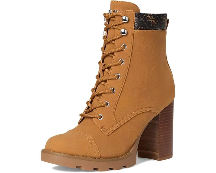 Ботильоны GUESS Nellsan на устойчивом каблуке с круглым носком