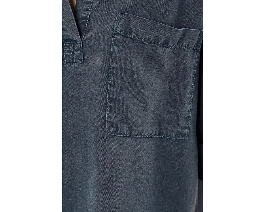 Туника Mod-o-doc с отворотами на рукавах и накладным карманом