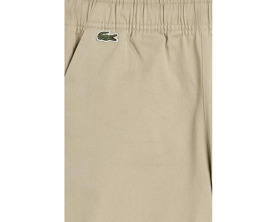 Lacoste шорты stretch twill для подростков с эластичным поясом