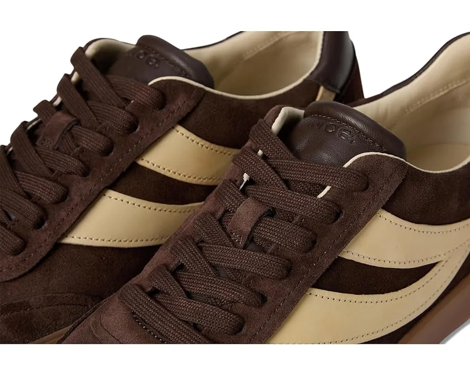 Кроссовки Oasis-M от Vince из кожи и замши с принтом на подошве