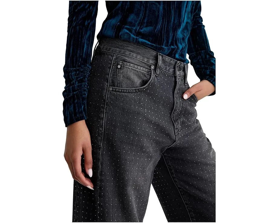 Джинсы AG Jeans Hattie с высокой посадкой и бочкообразным кроем в цвете Star Light