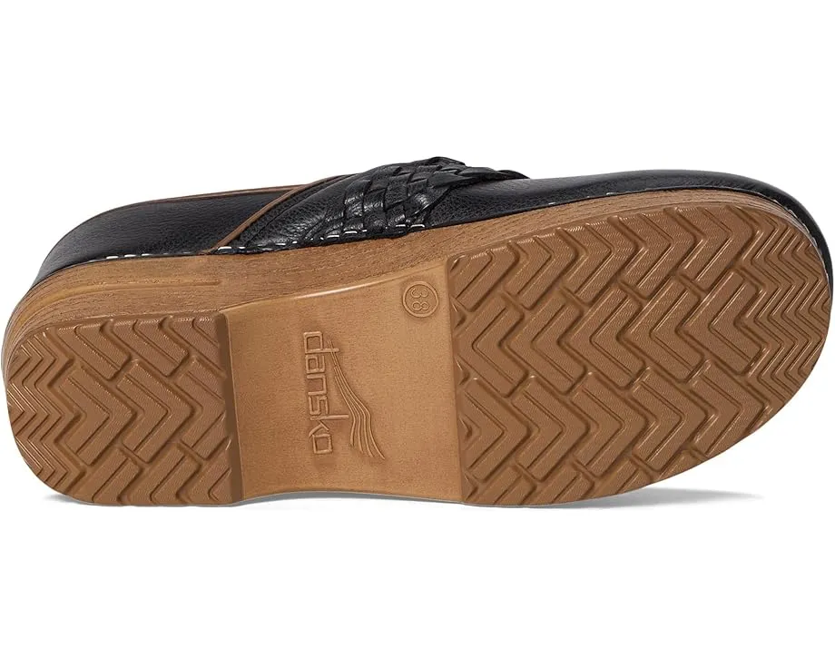 Клоги Dansko Pro Braided с плетеным декором и декоративной пряжкой