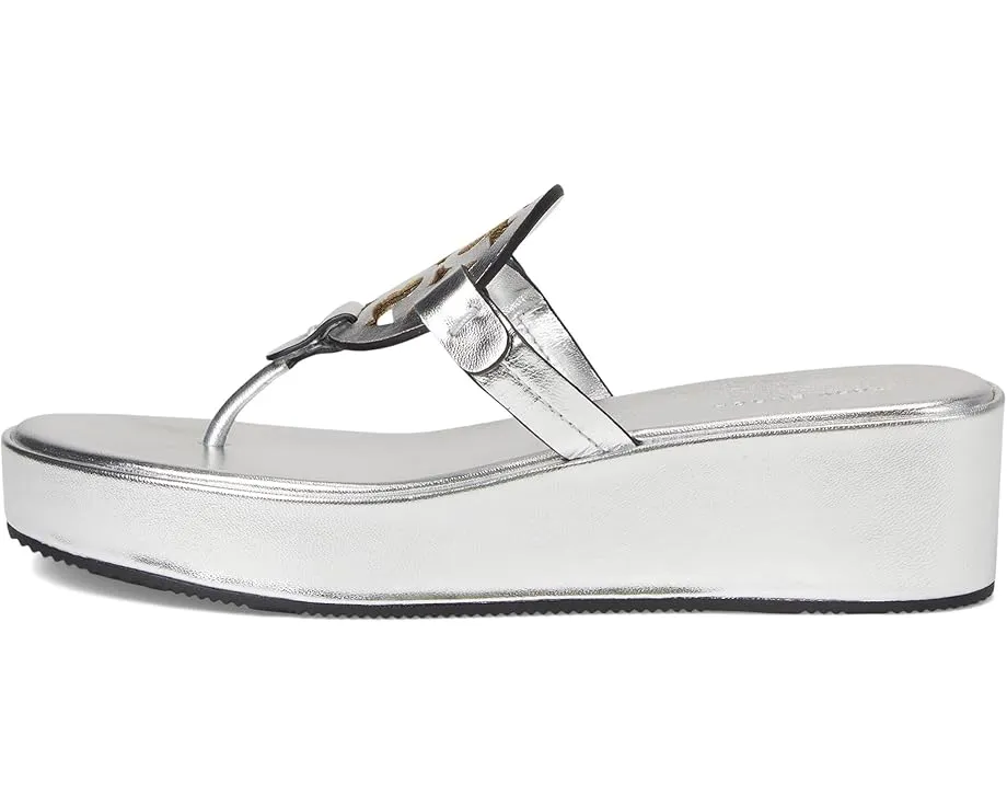 Босоножки Tory Burch Miller Wedge 25Mm на платформе с кожаным верхом