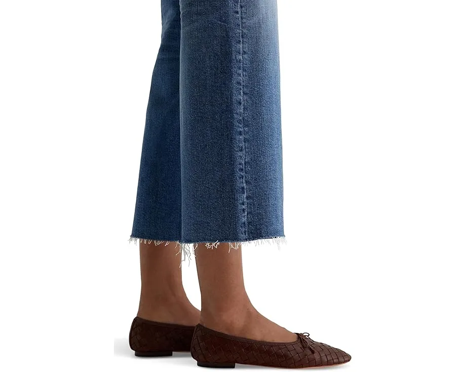 Джинсы AG Jeans Saige с широкими штанинами и принтом в стиле открытки