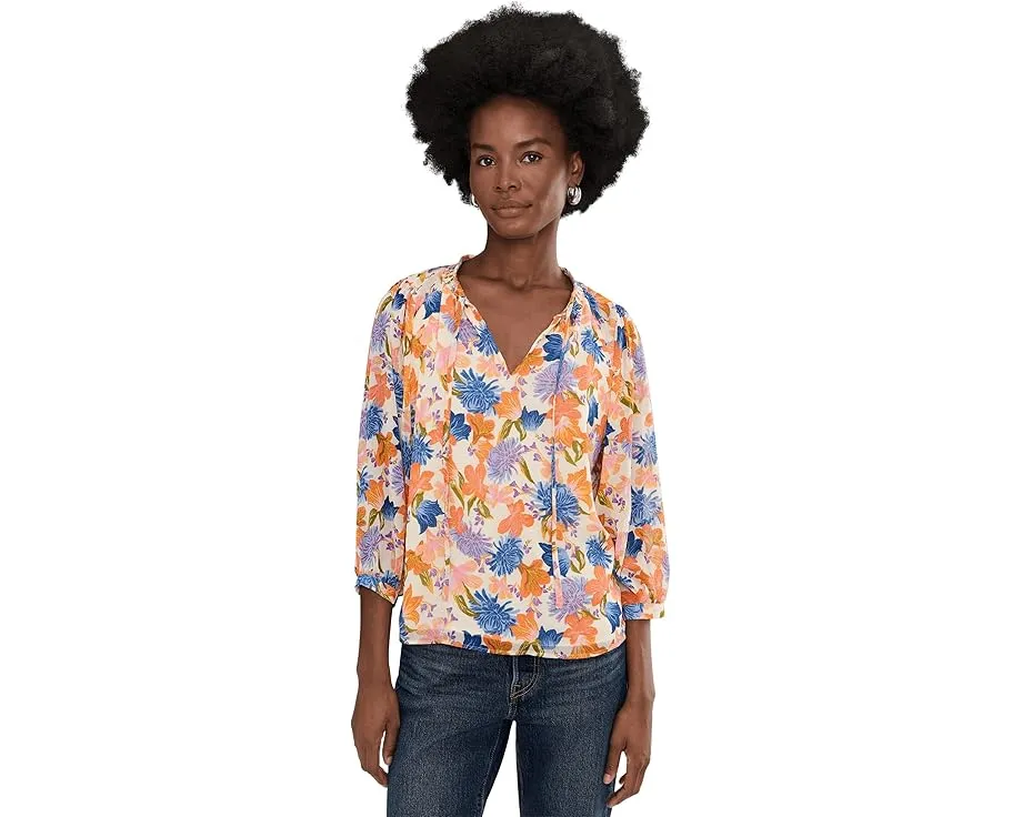 Блузка Vince Camuto с завязкой на шее и расклешенными рукавами