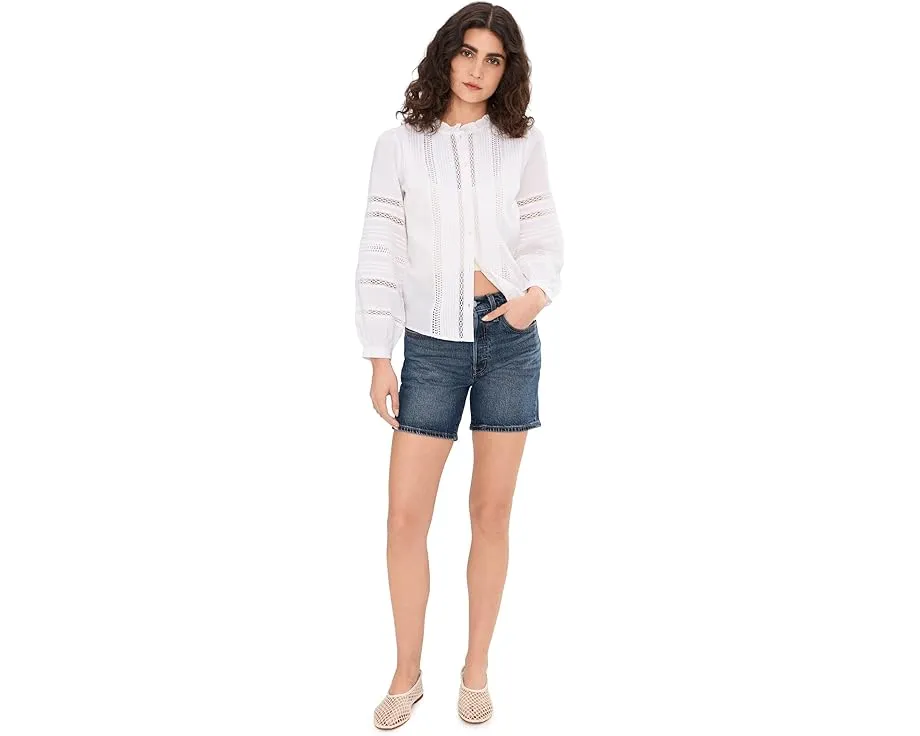 Шорты 501 Mid Thigh с прямым кроем и пятью карманами Levi's® Womens