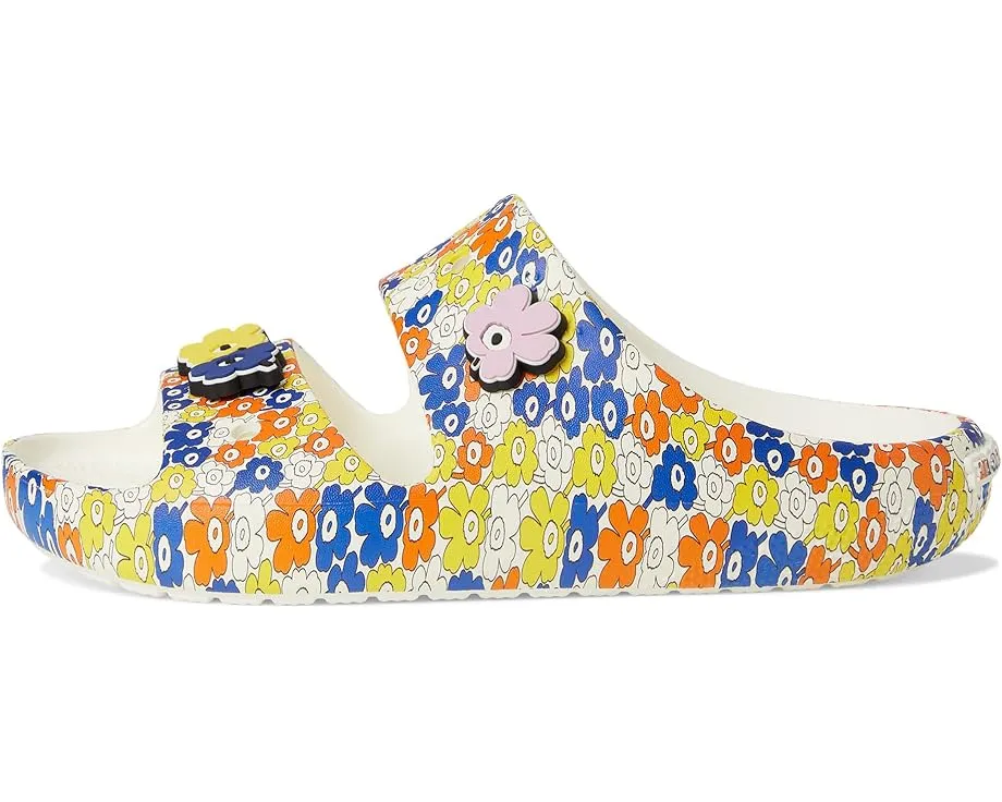 Сланцы Crocs в коллаборации с Marimekko и цветочным принтом Unikko