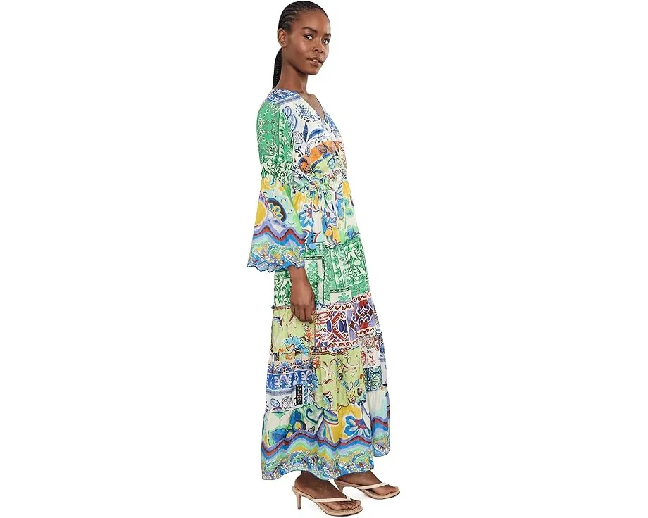 Dibble Tiered Dress - Armeria Patchwork