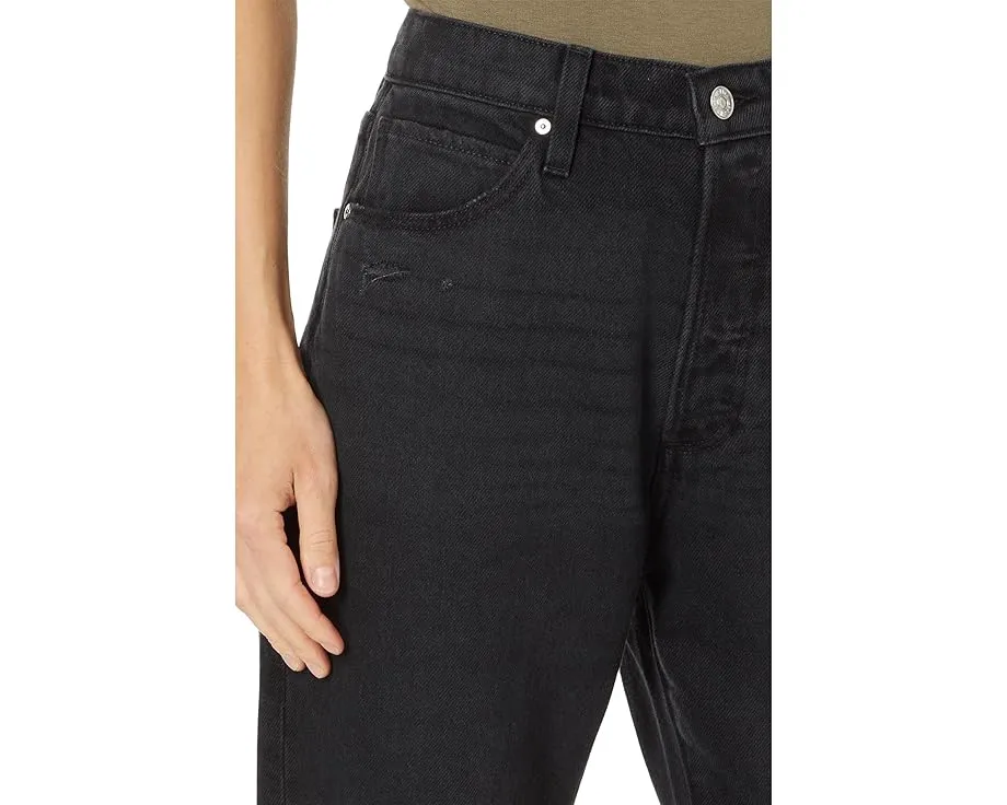 Джинсы Paige Sawyer с потертостями и застежкой на пуговицах под планку