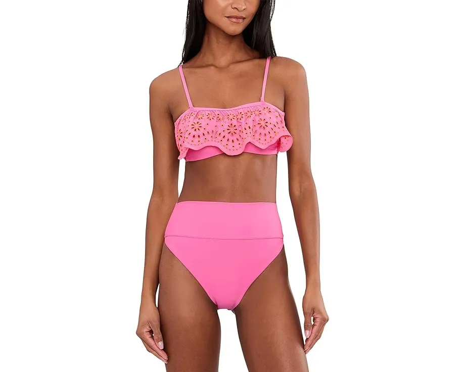 Топ-бандо Tanvi с ажурными деталями и съемными бретелями для универсальности