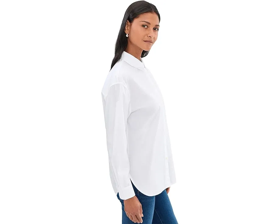 Рубашка Madewell The Easy Shirt In Poplin свободного кроя
