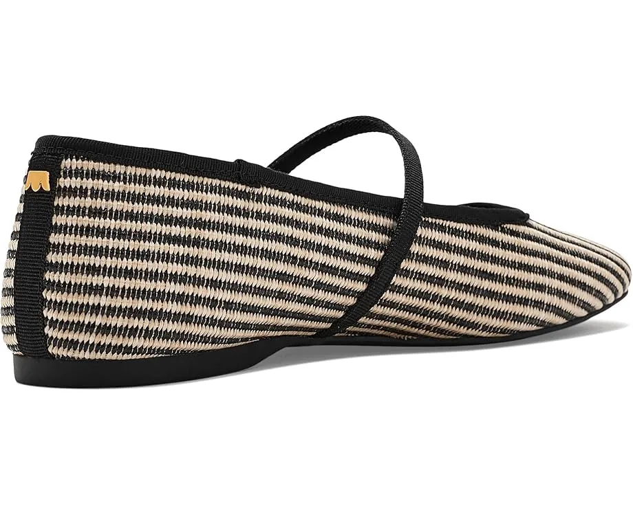 Туфли-лодочки Birdies Hummingbird Mary Jane Two-tone Raffia с квадратным носком