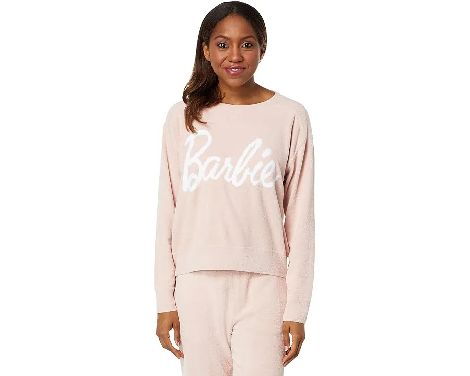 Barefoot Dreams Толстовка CozyChic Ultra Lite Barbie с логотипом