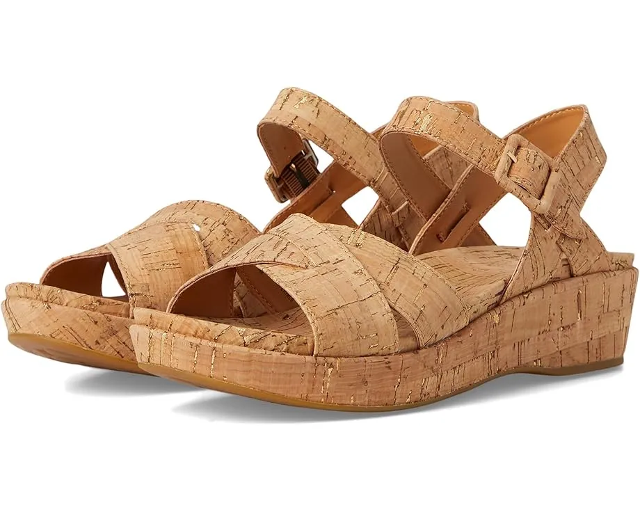Сандалии Myrna 2.0 на платформе с пробковой стелькой и регулируемой пряжкой Kork-Ease