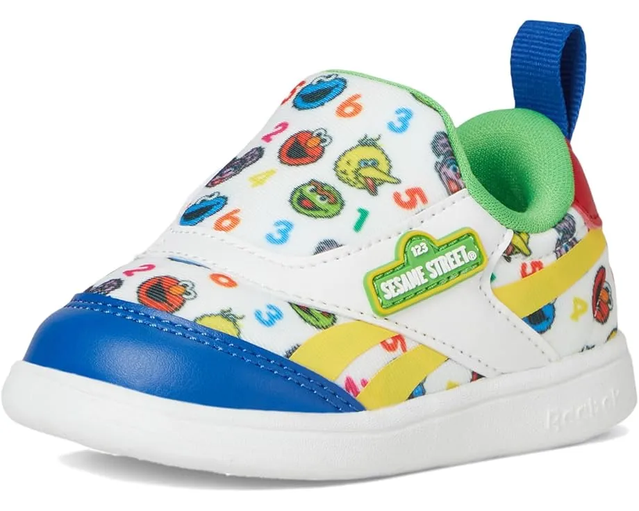 Слипоны Reebok x Sesame Street Club C Revenge для малышей с текстильной подкладкой