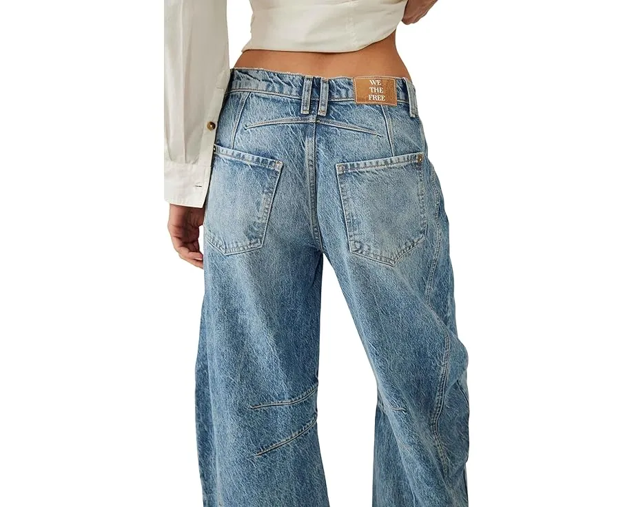 Джинсы Free People We The Free Good Luck с расклешенным силуэтом