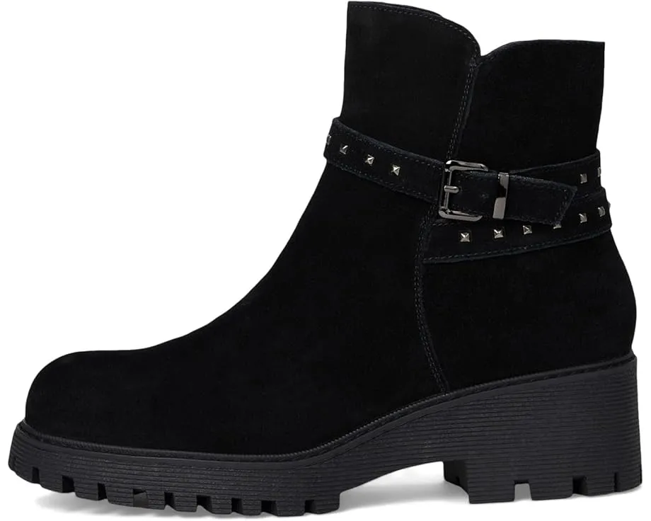 Ботильоны Kelson из мягкого нубука с меховой подкладкой и пряжкой