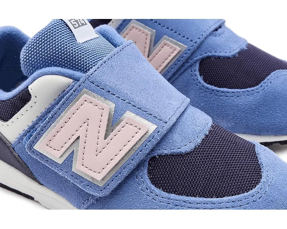 New Balance Kids 574 Bungee Lace первые кроссовки с липучкой