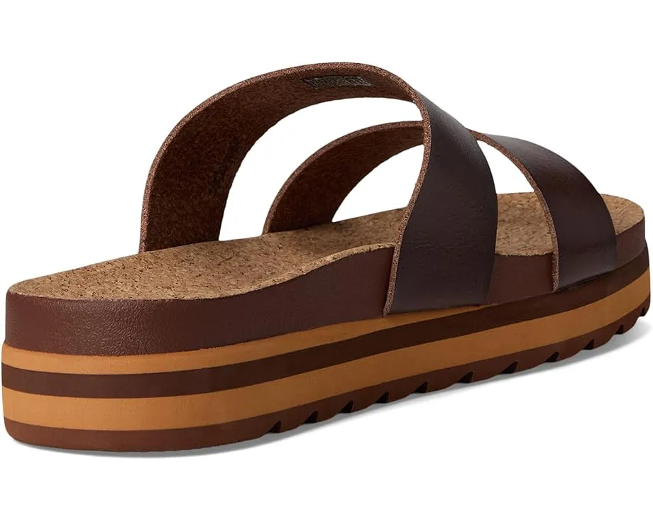 Sanuk Alt-itude сланцы на платформе из пробки с анатомической промежуточной подошвой