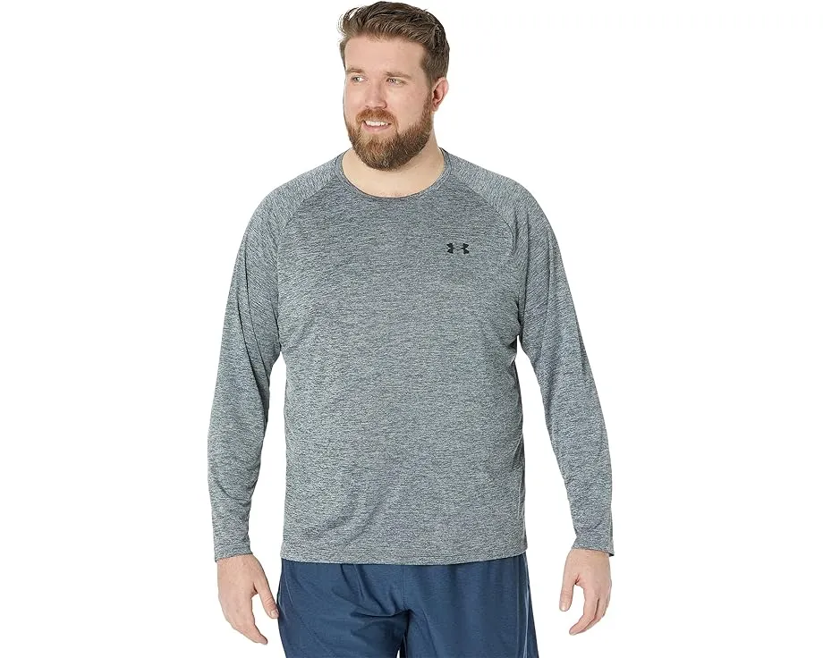 Under Armour футболка Tech 2.0 Long Sleeve Pitch Gray/Black